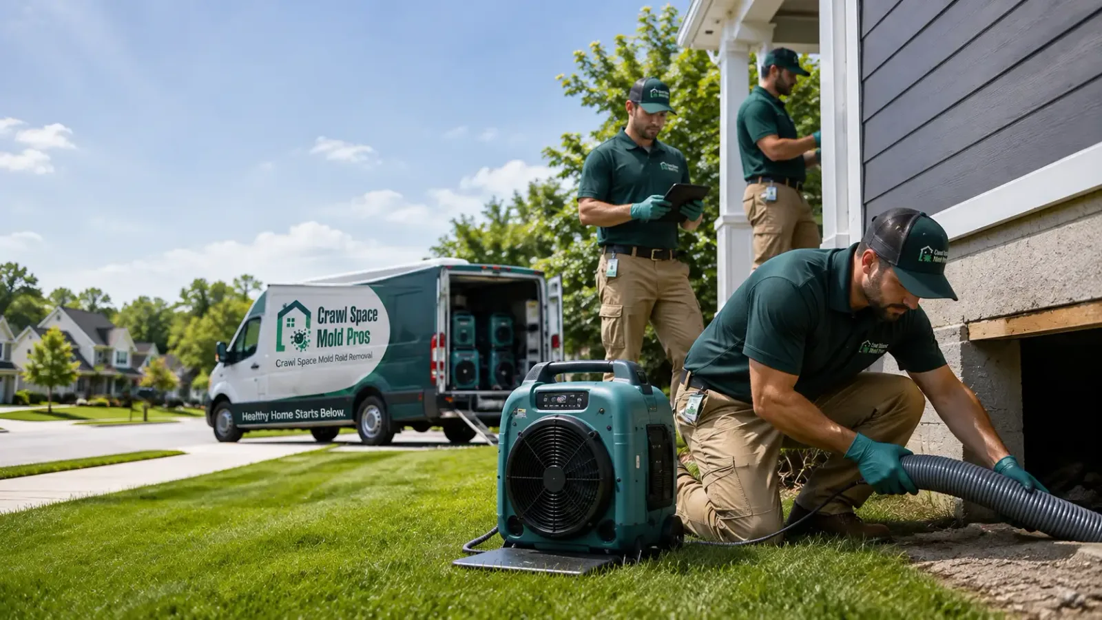Crawl Space Mold Removal in Broadway, OH